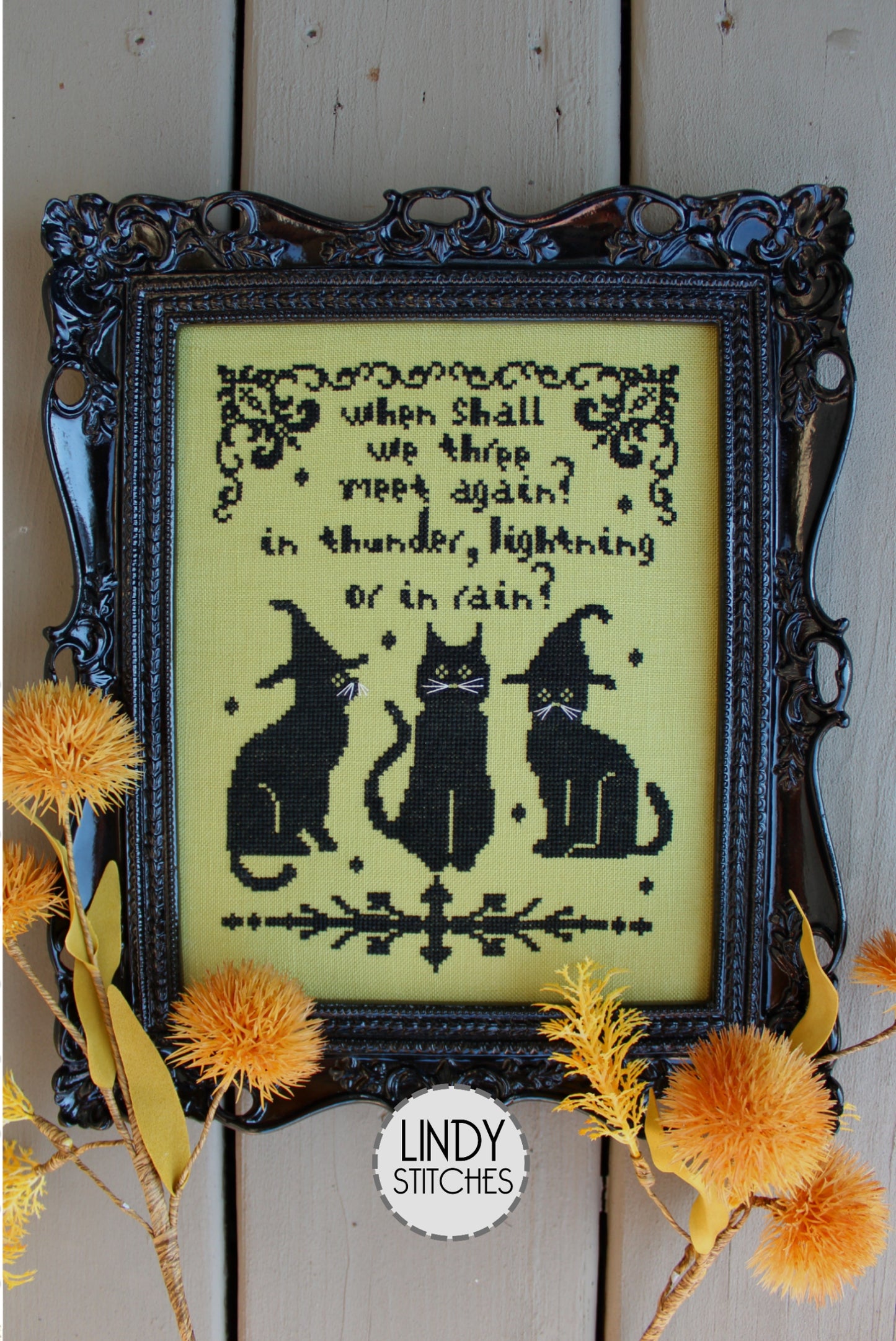 We Three Cross Stitch Pattern Modern Cross Stitch by Lindy Stitches Pattern PDF only
