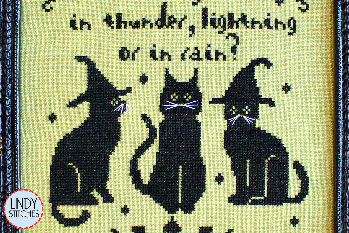 We Three Cross Stitch Pattern Modern Cross Stitch by Lindy Stitches Pattern PDF only