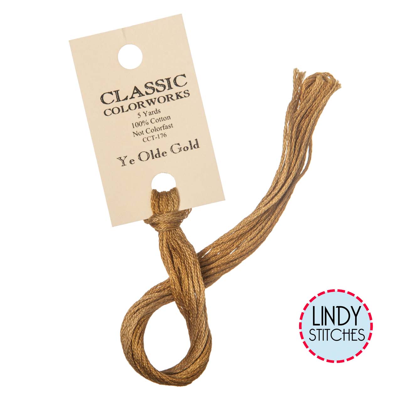 Ye Olde Gold Classic Colorworks Floss Hand Dyed Cotton Skein