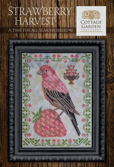 Strawberry Harvest by Cottage Garden Samplings Cross Stitch Pattern