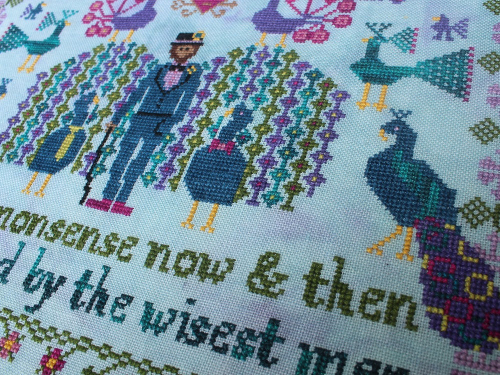 PDF The Peacock Keeper Cross Stitch Pattern by Lindy Stitches