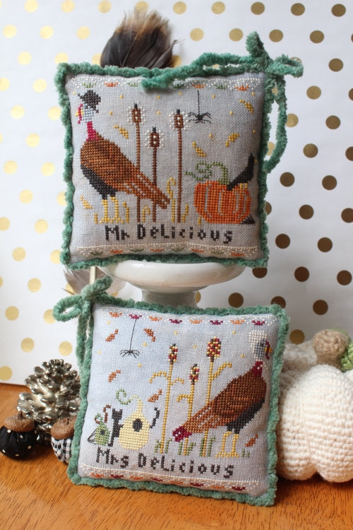 Mr. & Mrs. Delicious Cross Stitch Pattern by Lindy Stitches