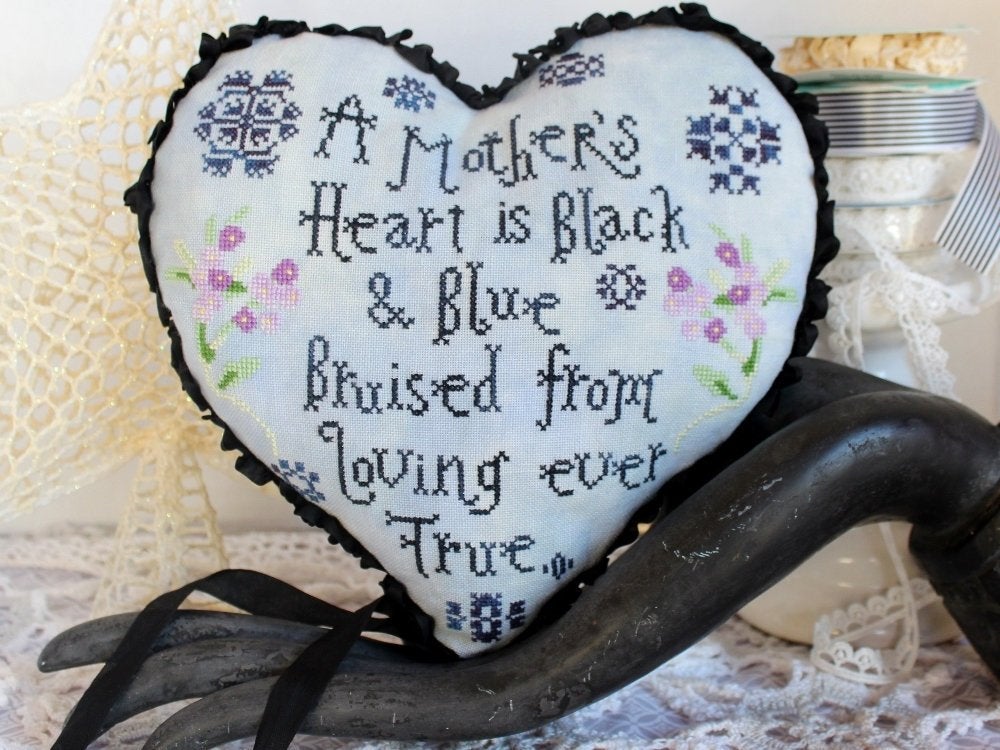 PDF A Mother's Heart Cross Stitch Pattern by Lindy Stitches