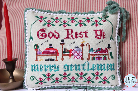 God Rest Ye Merry Gentlemen Cross Stitch Pattern by Lindy Stitches