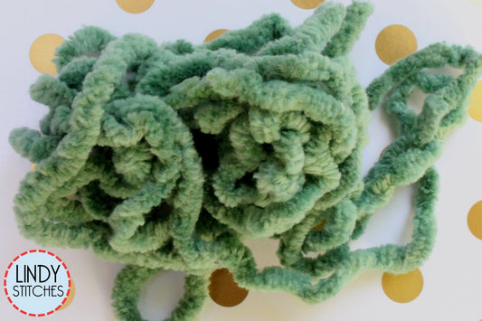 Ogden Grass Chenille Trim Hand Dyed by Lady Dot Creates