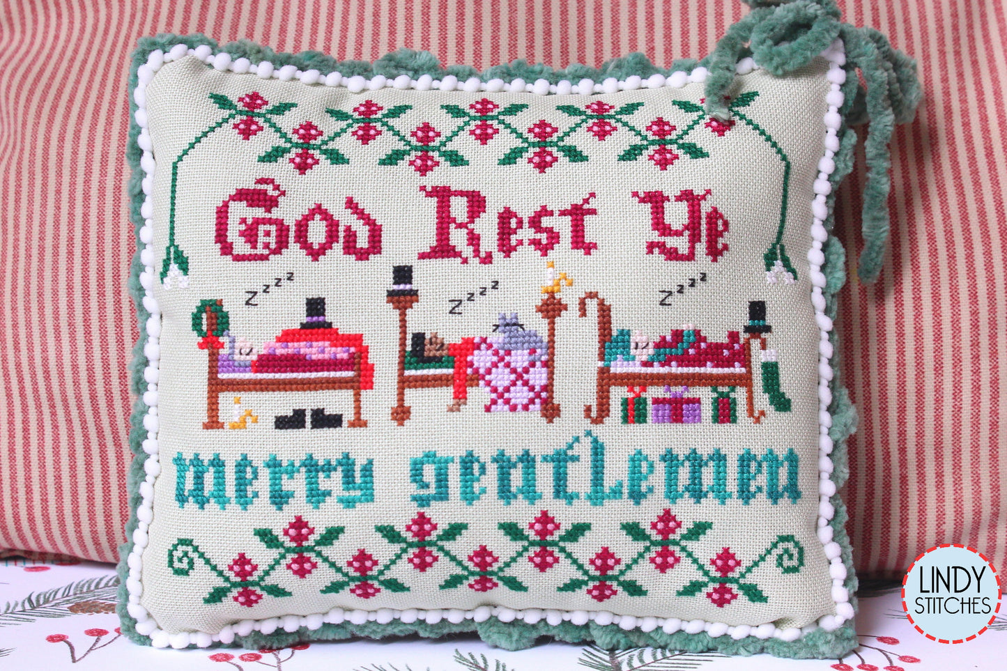 God Rest Ye Merry Gentlemen Cross Stitch Pattern by Lindy Stitches