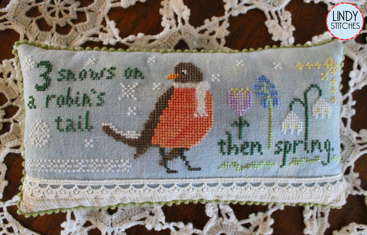 PDF 3 Snows Cross Stitch Pattern by Lindy Stitches