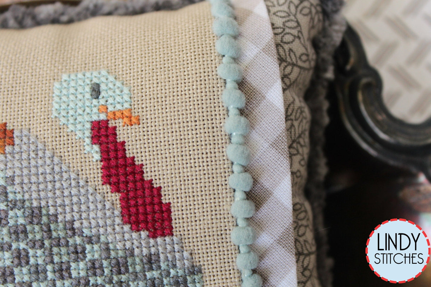 Strutting Tom Cross Stitch Pattern by Lindy Stitches