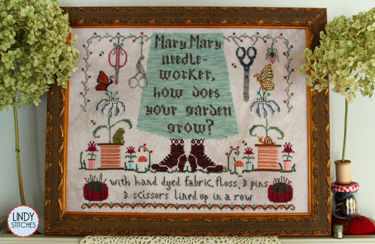 Mary Mary Needleworker Cross Stitch Pattern Lindy Stitches