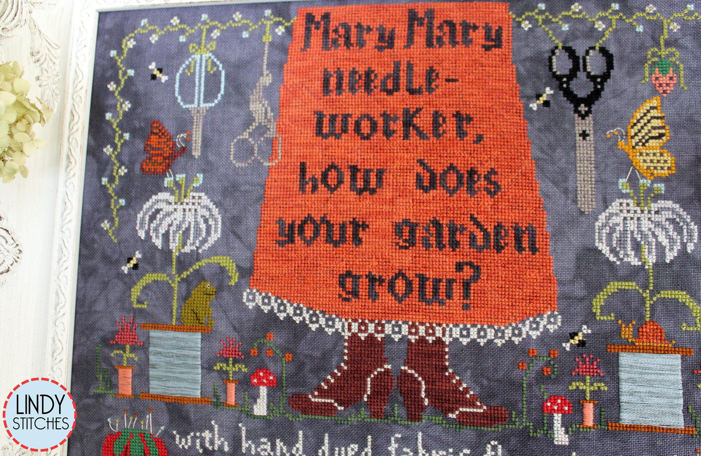 Mary Mary Needleworker Cross Stitch Pattern Lindy Stitches
