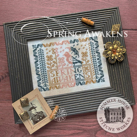 Spring Awakens Cross Stitch Pattern by Summer House Stitche Workes